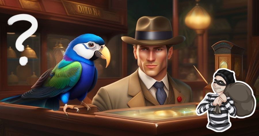 Decipher The Code Of The Parrot And Find The Culprit.