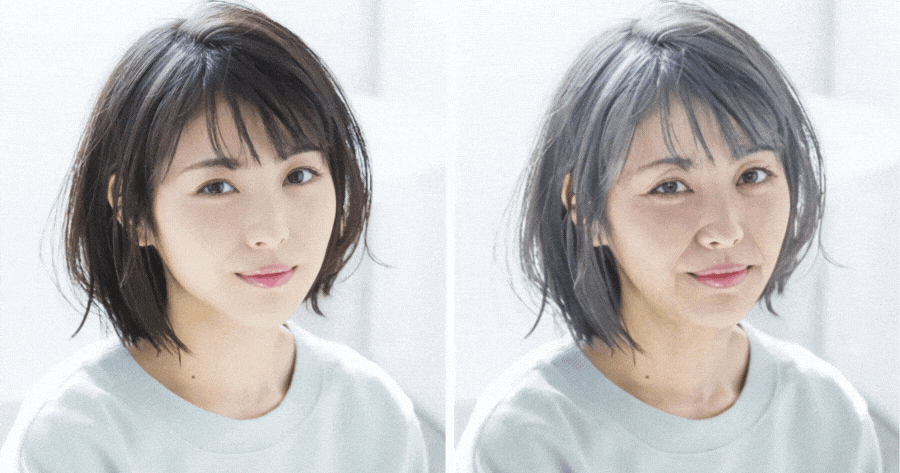60年後にどのくらい老けて見えるかをチェックして知りましょう！