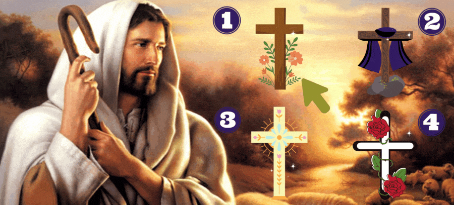 A cruz sagrada que voc&ecirc; escolhe revela uma mensagem sagrada que Jesus tem para voc&ecirc;