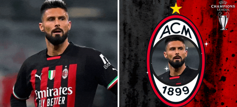 Mostre que voc&ecirc; &eacute; um Rossonero de cora&ccedil;&atilde;o usando esta moldura de foto do AC Milan! 🏆