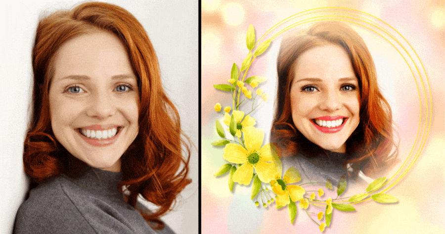 🌺 Photo de profil | Devenez aussi belle qu'une fleur gr&acirc;ce &agrave; notre filtre de maquillage !