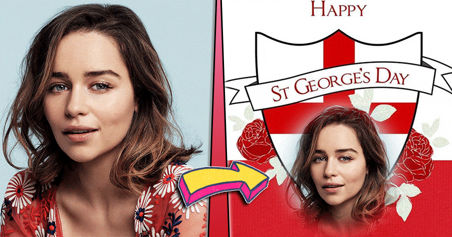May You Receive All The Blessing Of St.George&rsquo;s Day With This Frame!