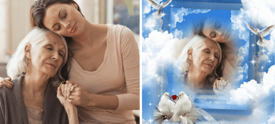 Happy Mother's Day In Heaven | Put Your Mother's Photo In This Frame To Send Your Love To Heaven