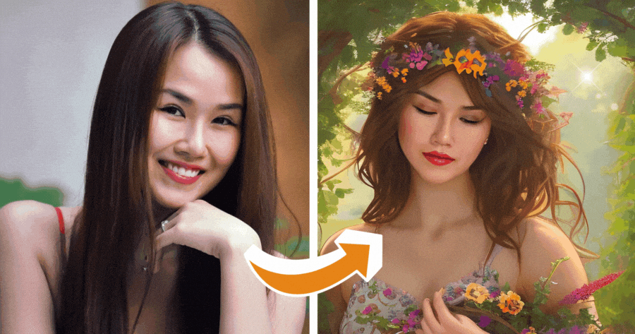 ✨ H&atilde;y để AI  tạo ra ảnh đại diện ph&aacute;p thuật của bạn!