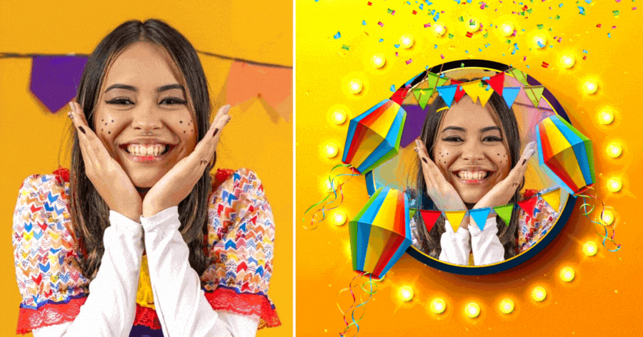 🎉 Se Prepare Para a Festa Junina Com A Nossa Moldura de Foto
