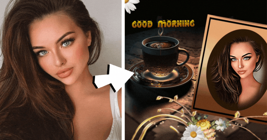 ☕ Make Your Gorgeous Good Morning Pic With Coffee!