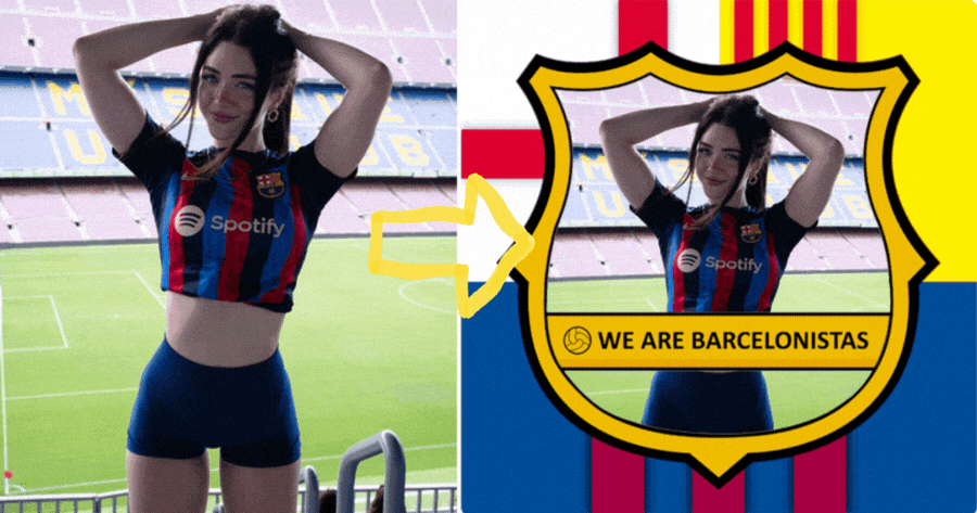 Barca m&atilde;i đỉnh: Thể hiện sự ủng hộ của bạn với khung ảnh Barca