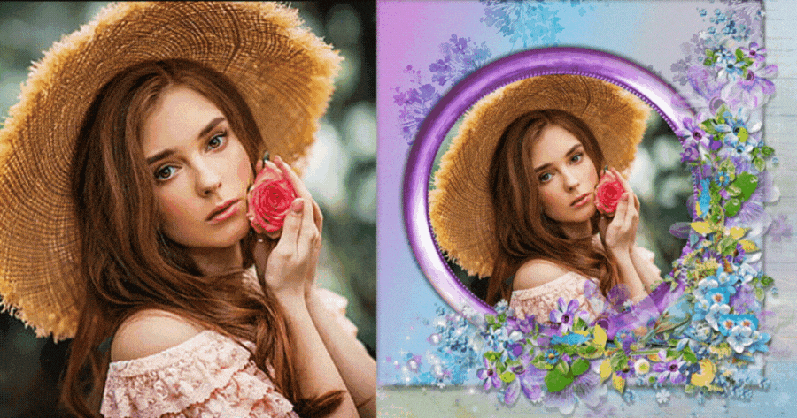 Quyến rũ giữa vườn hoa t&iacute;m