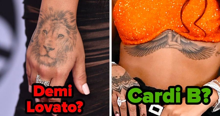 Can You Guess The Celebrity By Just Looking At Their Tattoos?
