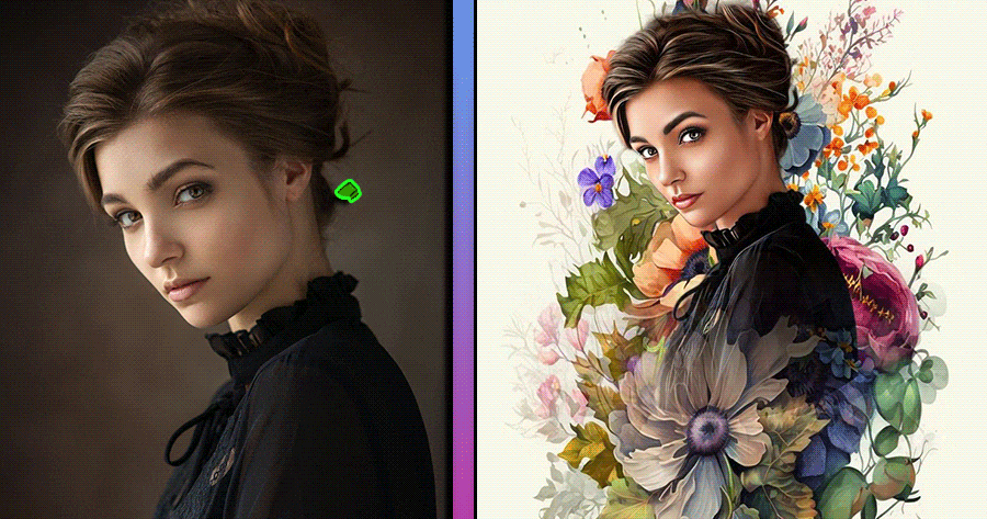 Transform Into An Amazing Flower Art Piece!