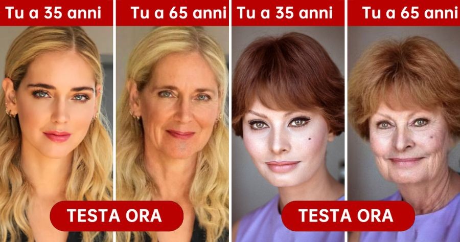 Filtro per l'invecchiamento | Scopri come saresti a 65 anni!