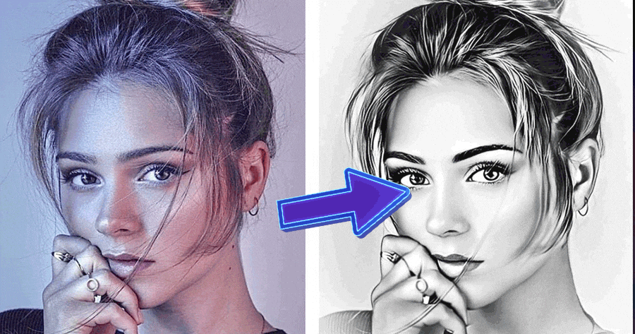 Vous voulez des croquis gratuits? T&eacute;l&eacute;chargez votre photo maintenant! 📷 Profitez-en!