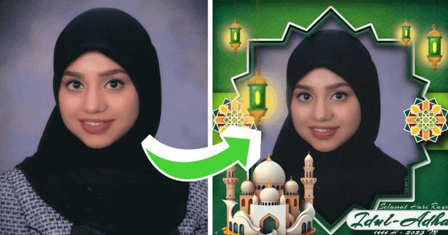 ✨ Celebrate Eid Al-Adha With Our Special Photo Frame!