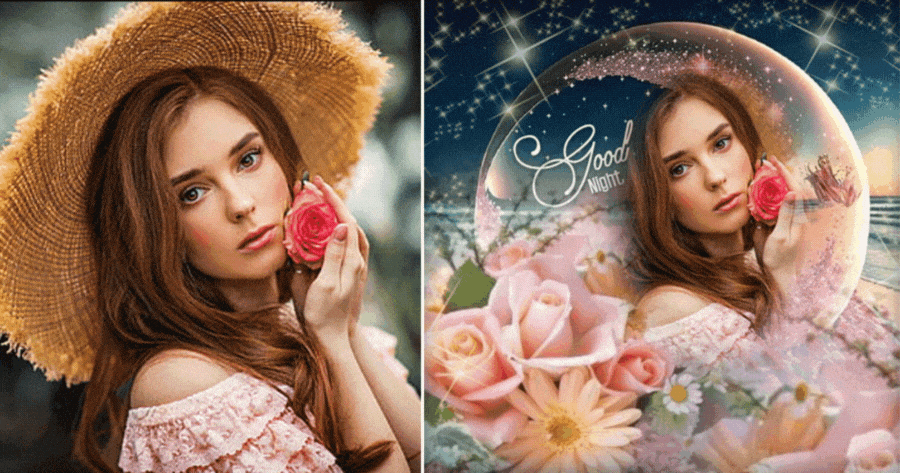 Chắp c&aacute;ch ước mơ ngọt ng&agrave;o với khung ảnh tr&agrave;n ngập hoa
