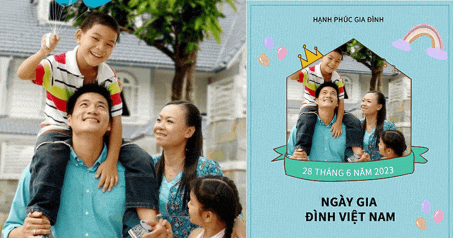 H&atilde;y tạo một thiệp Ng&agrave;y Gia đ&igrave;nh c&ugrave;ng gia đ&igrave;nh của bạn