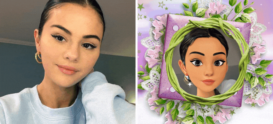 F&uuml;hlen Sie sich wie eine Fee in diesem s&uuml;&szlig;en Rahmen mit Cartoon-Gesichtsfilter ✨