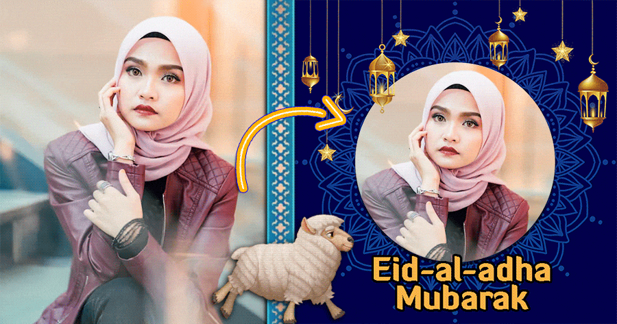 Glow Up With This New Eid Al-Adha Photo Frame! ☪️