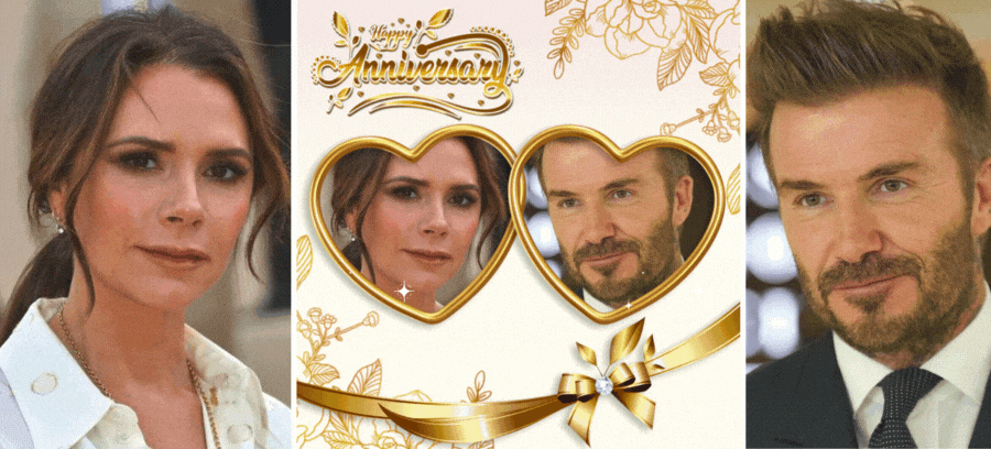 Celebra il tuo anniversario in questa deliziosa cornice a forma di cuore! 💕