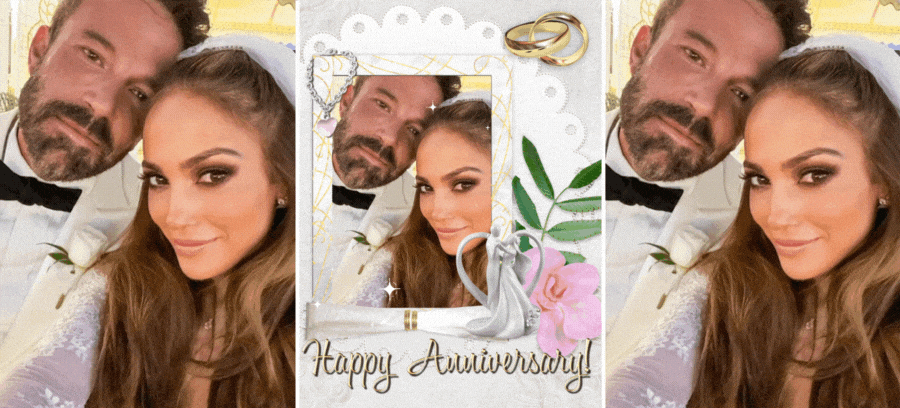 Alles Gute zum Hochzeitstag | F&uuml;gen Sie Ihr Hochzeitsfoto hinzu, um zu feiern! 💍