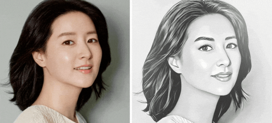 이 스케치 그리기 효과로 사진을 걸작으로 만들어보세요!