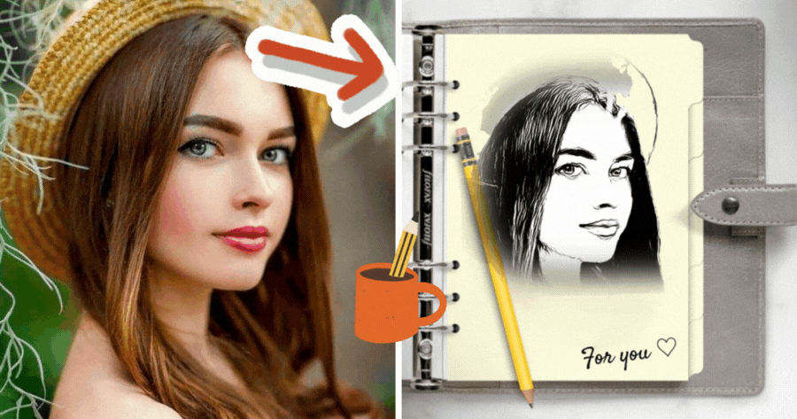 Let&rsquo;s Draw Your Realistic Portrait Sketch Now! Free Download!