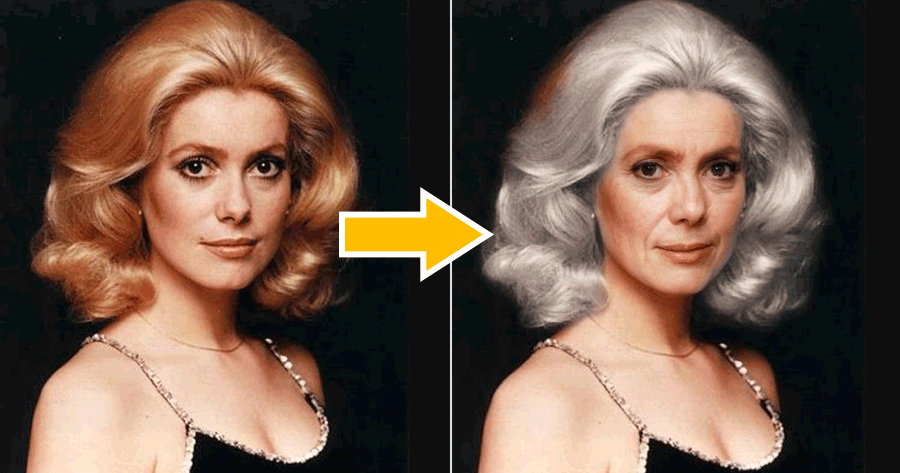 Alerte de distorsion temporelle: T&eacute;l&eacute;chargez votre photo et profitez d'un aper&ccedil;u &agrave; 65 ans! ⏰📸