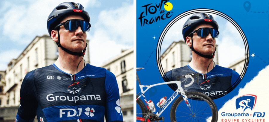 Support Team Groupama-FDJ At Tour De France 2023!