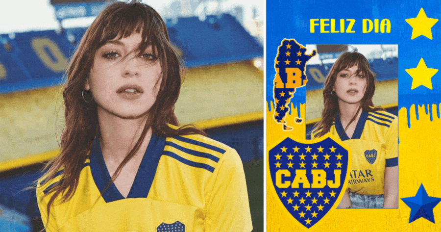 Crie molduras de fotos do seu apoio ao Boca Juniors