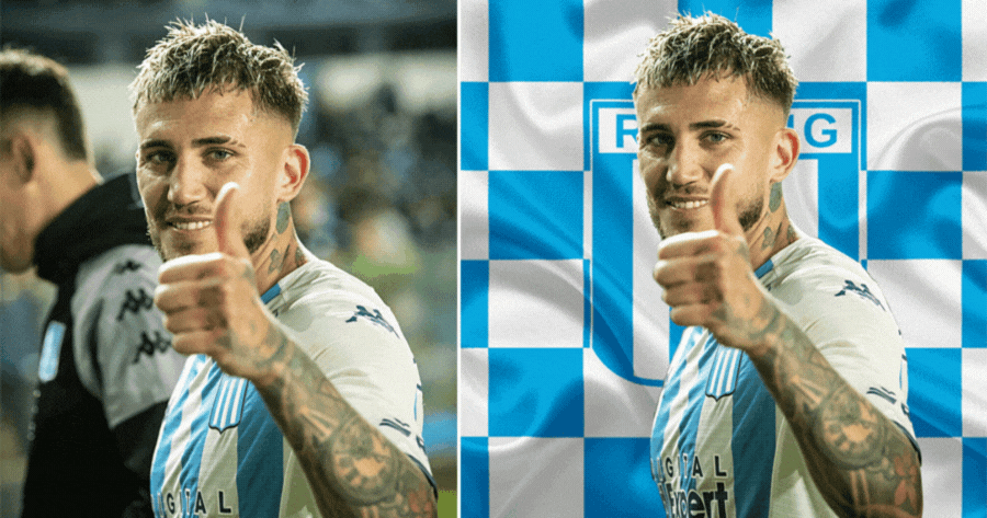 Crie sua moldura de apoio ao Racing Club de Avellaneda