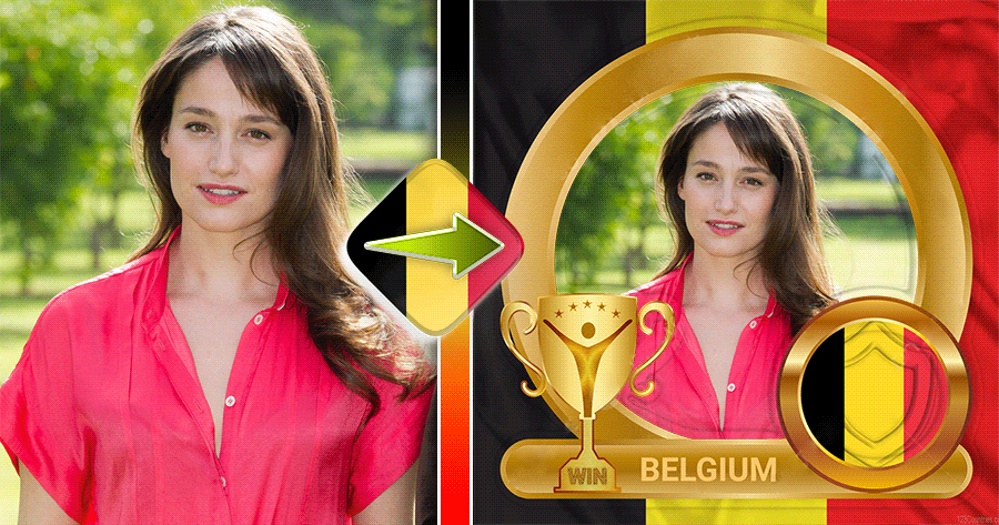 Vier de Belgische Nationale Feestdag met deze fotolijst!