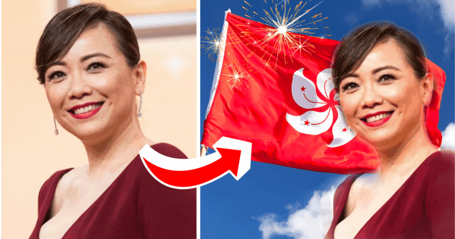 🎉在香港特別行政區設立日框架上自定義您的照片！