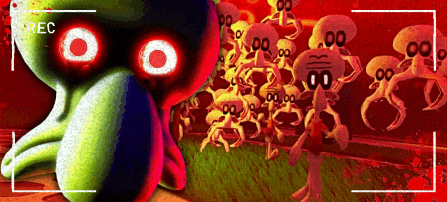 &iquest;Eres Bob Esponja, Patricio O Calamardo En Nightmare In Squidville?