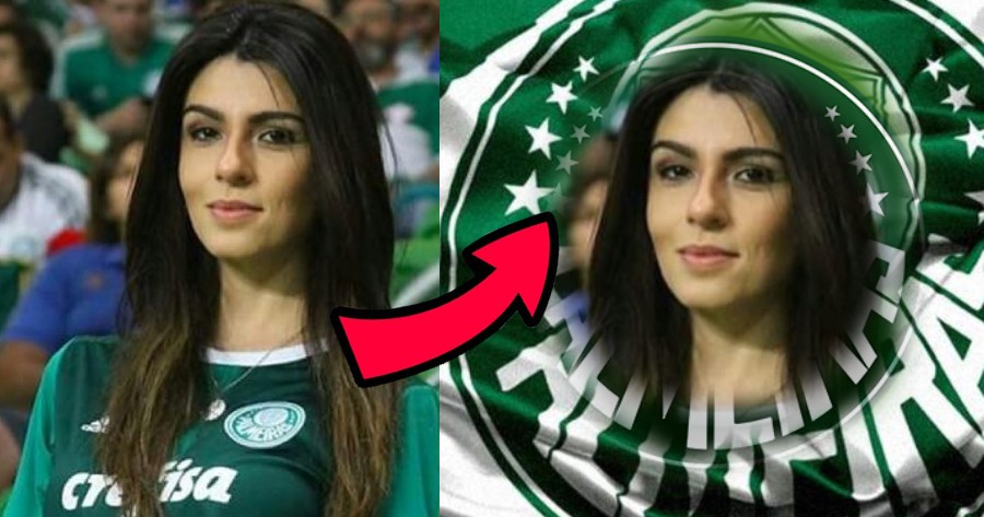Adicione sua foto agora para apoiar o SE Palmeiras
