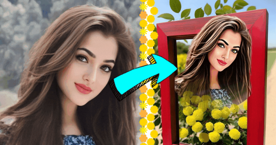 Floral Frame For You Avatar 🌻 Change Your Profile Pic!