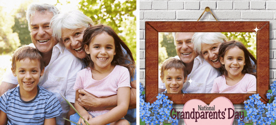 Happy Grandparents Day | Share A Family Photo In This Frame ❤