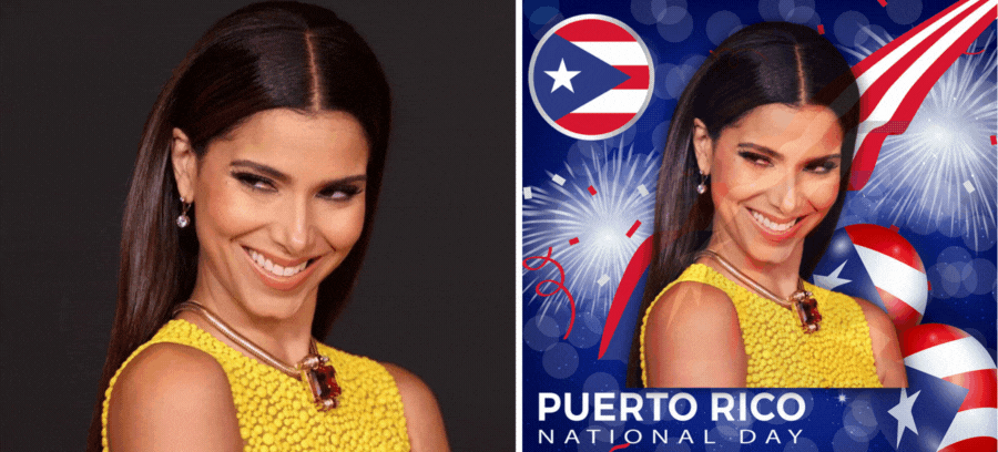 Add Your Photo To Celebrate The Puerto Rico Constitution Day