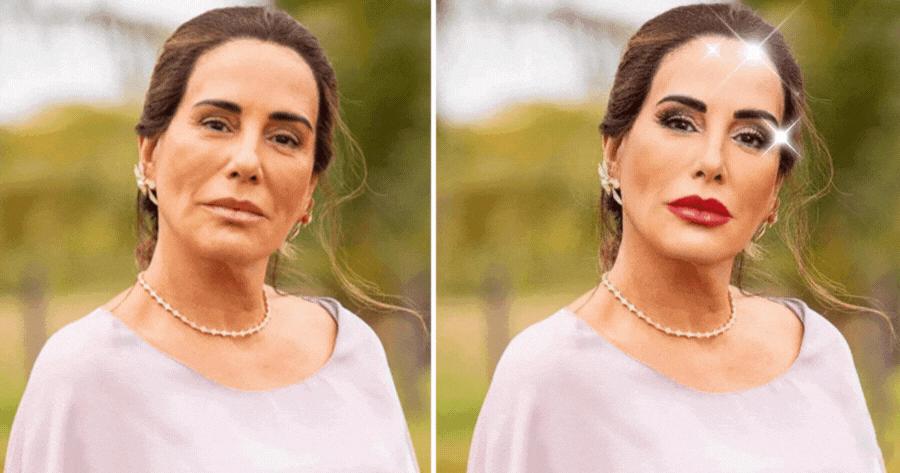 Adicione Sua Maquiagem Bonita Nas Suas Selfies!