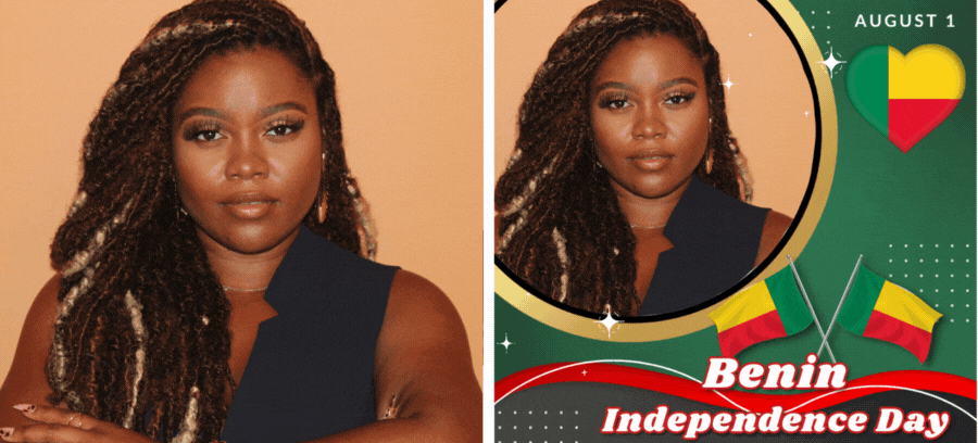 Add Your Photo To Celebrate Benin Independence Day! 🇧🇯