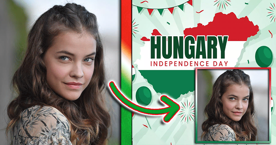 Create Your Hungary National Day Flag Photo