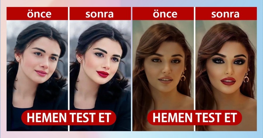 🔥 &Uuml;cretsiz G&uuml;zellik Filtresi | Selfie'nize Saniyeler İ&ccedil;inde Makyaj Efekti Eklemek İ&ccedil;in Dokunun!