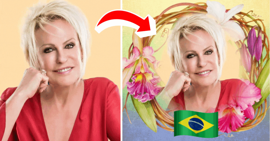 🌺 Coroa de Flores Brasileira | Adicione a Moldura &agrave; Sua Foto de Perfil