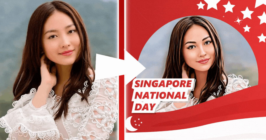 Create Your Singapore Flag Profile Picture!