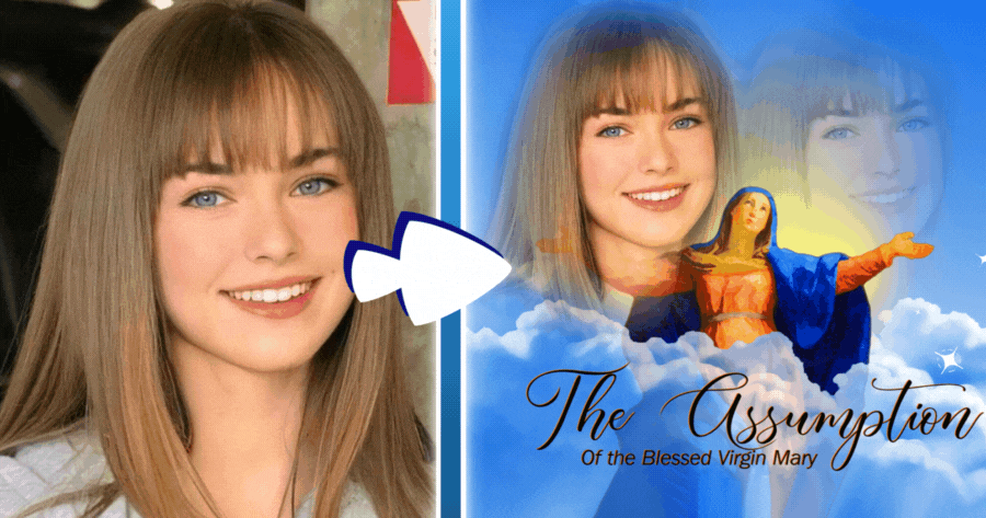 The Assumption Of Virgin Mary Photo Frame For You