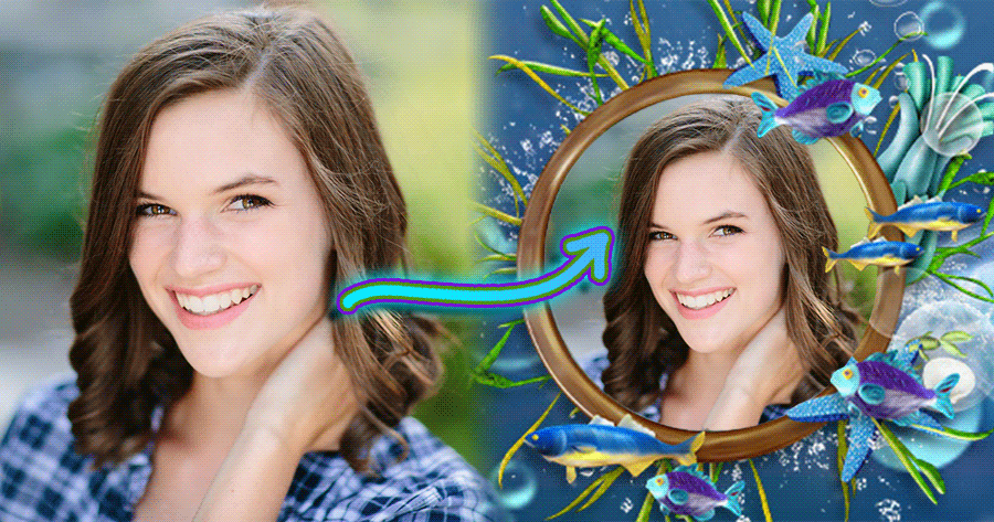 Freshen Up Your Photo With This Summer Frame!