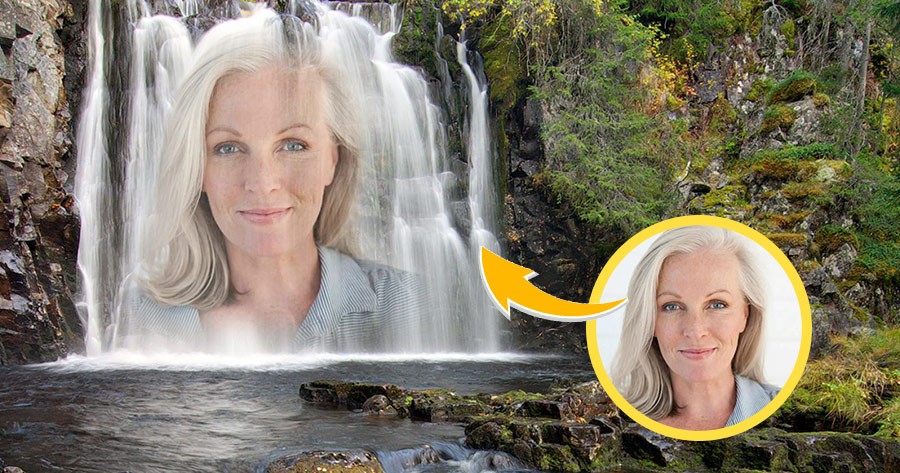 Carregar Foto|Crie uma Moldura de Cachoeira para Voc&ecirc;