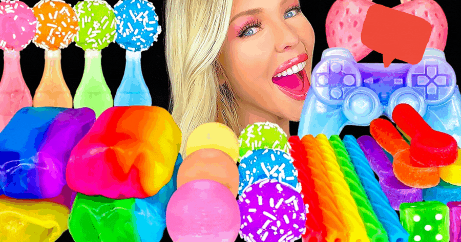 Rainbow Food Challenge | Which Food Suits Your Personality Best? 🍭