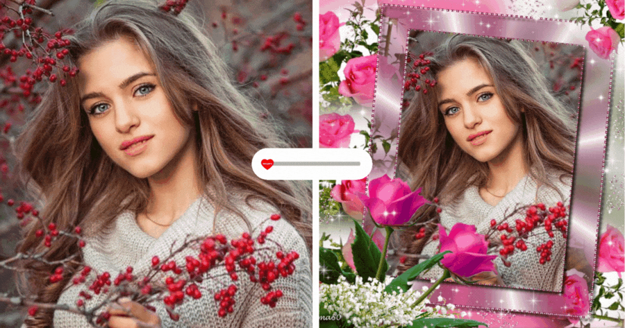 Fa&ccedil;a Molduras Para Fotos de Flores Gratuitamente 🌸