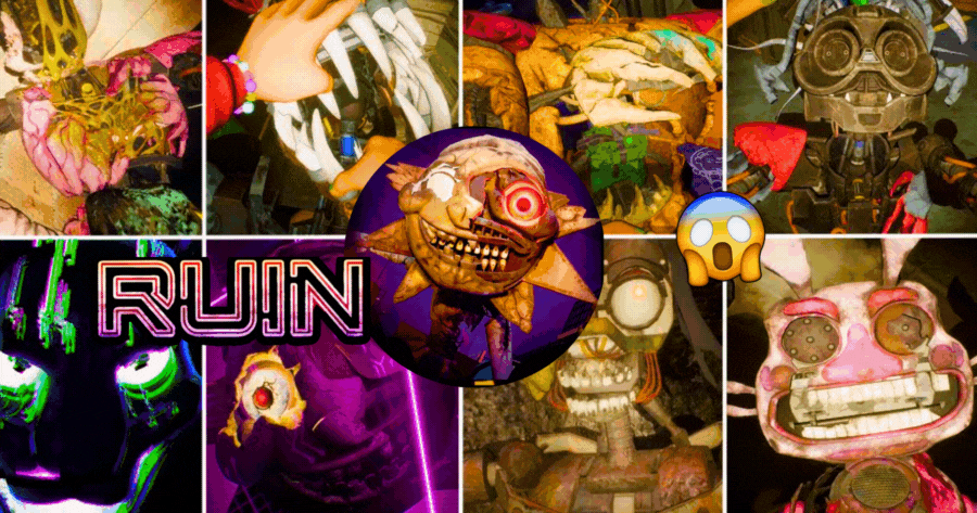 What Are You Truly Afraid Of? Just Pick Your Favorite Jumpscares From FNAF Security Breach RUIN To See!