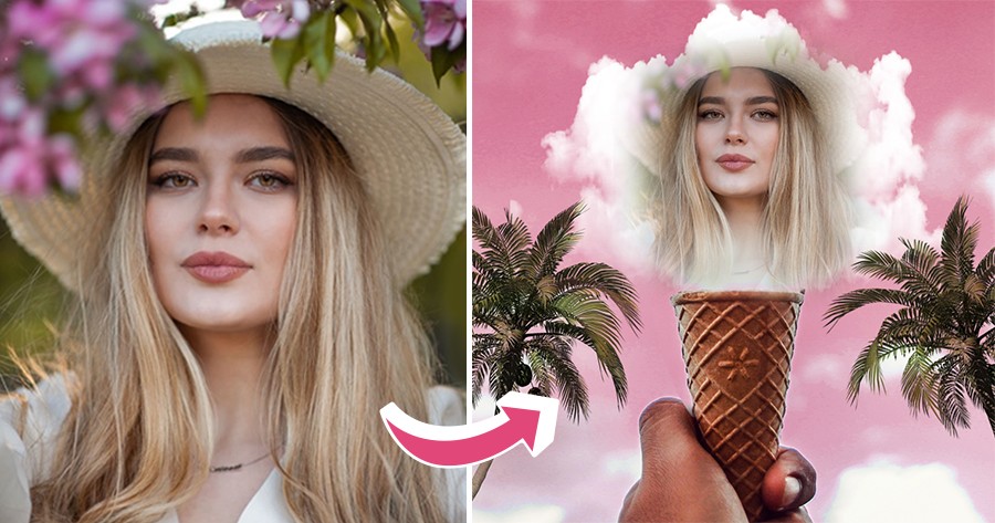 🏖️ Gere a Sua Doce Foto de Sorvete