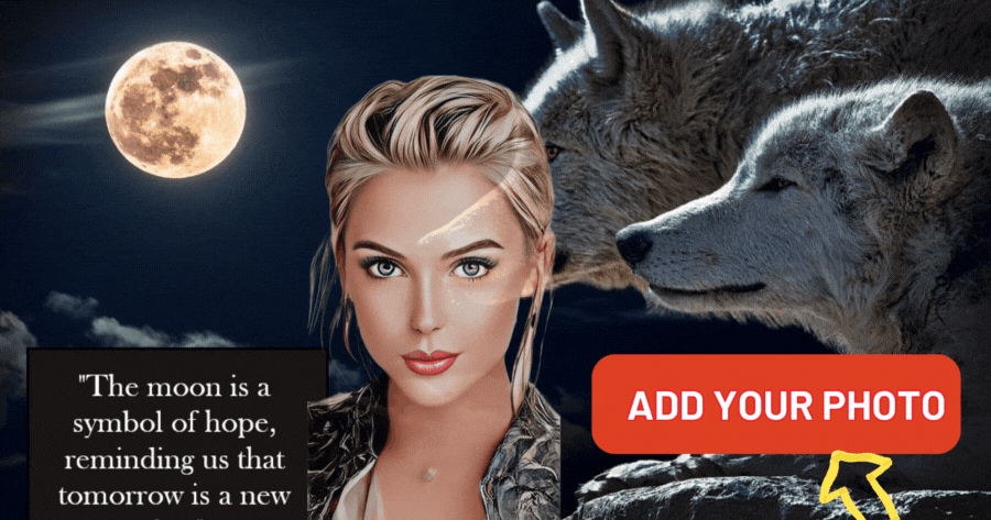 Create Your Moon Night Photo